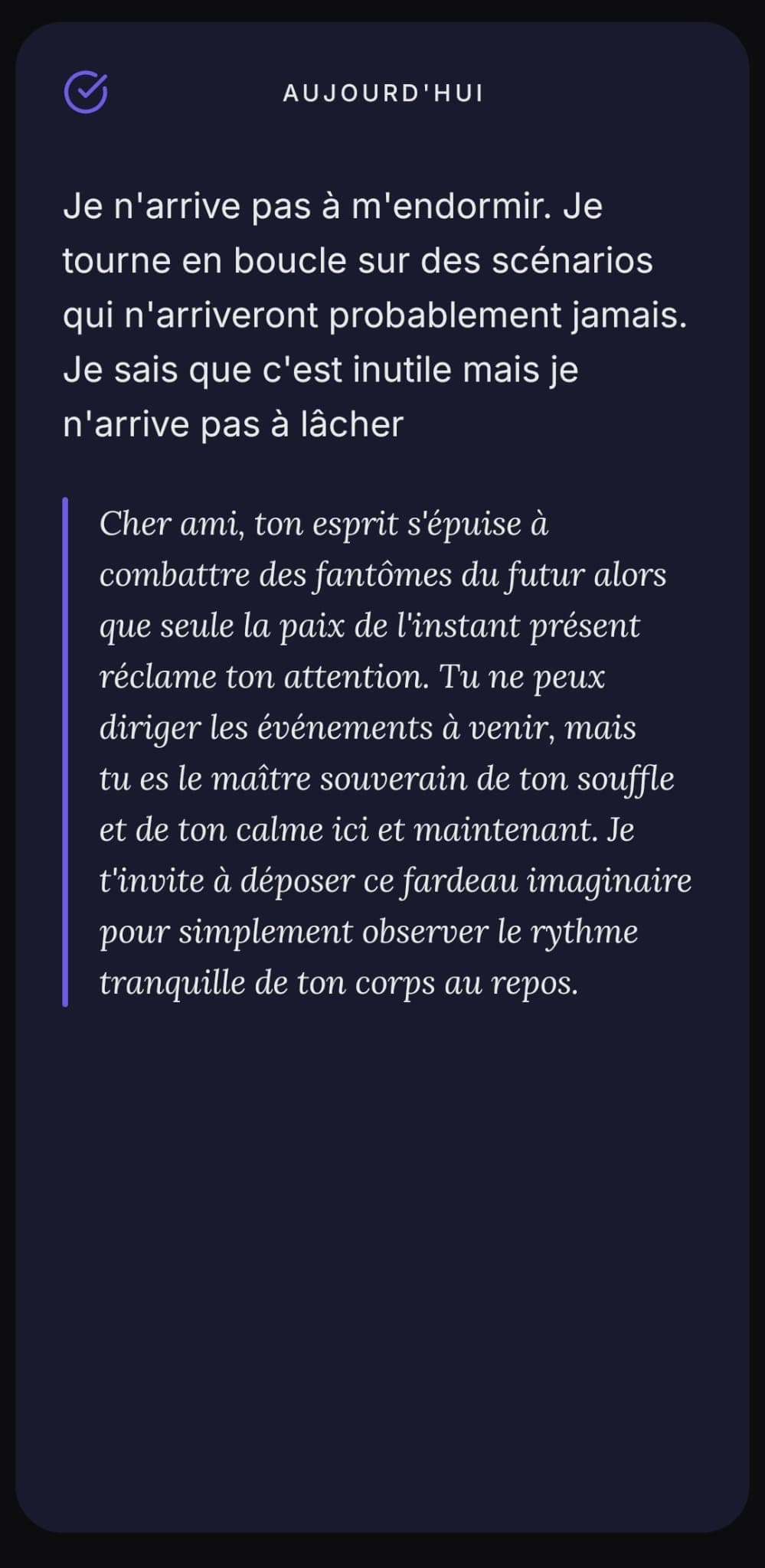 Réponse stoïcienne de l'IA